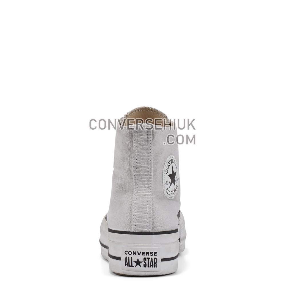 Converse Chuck Taylor All Star Lift Smoked Canvas High Top Light Smoke In 569883C Shoes