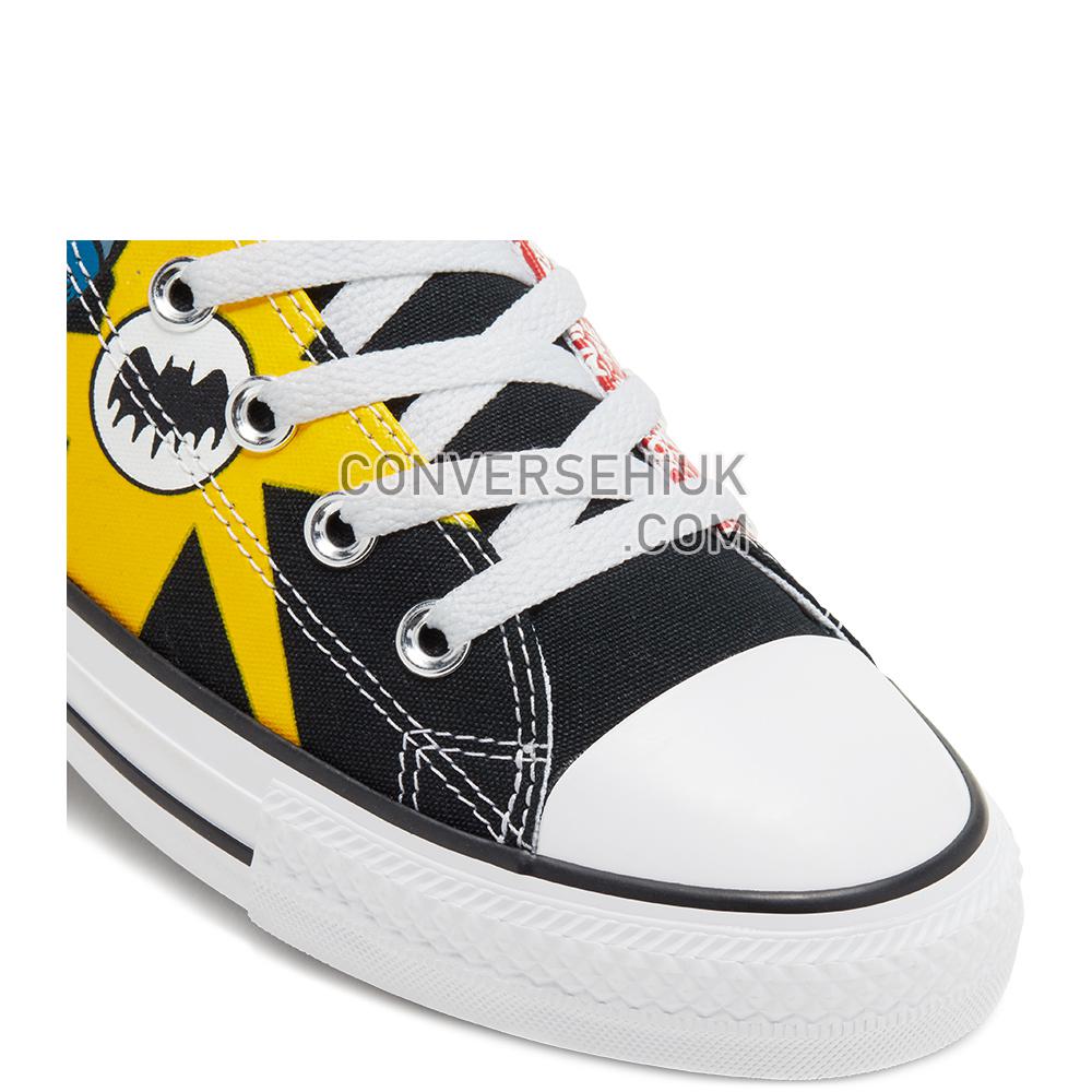 Converse x Batman Chuck Taylor All Star High Top Black/white/lemon Chrome 167304C Shoes