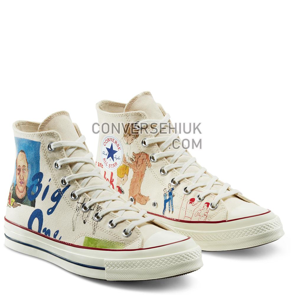 Converse Spencer McMullen Converse Artist Series Chuck 70 High Top Egret/multi/egret 168183C Shoes