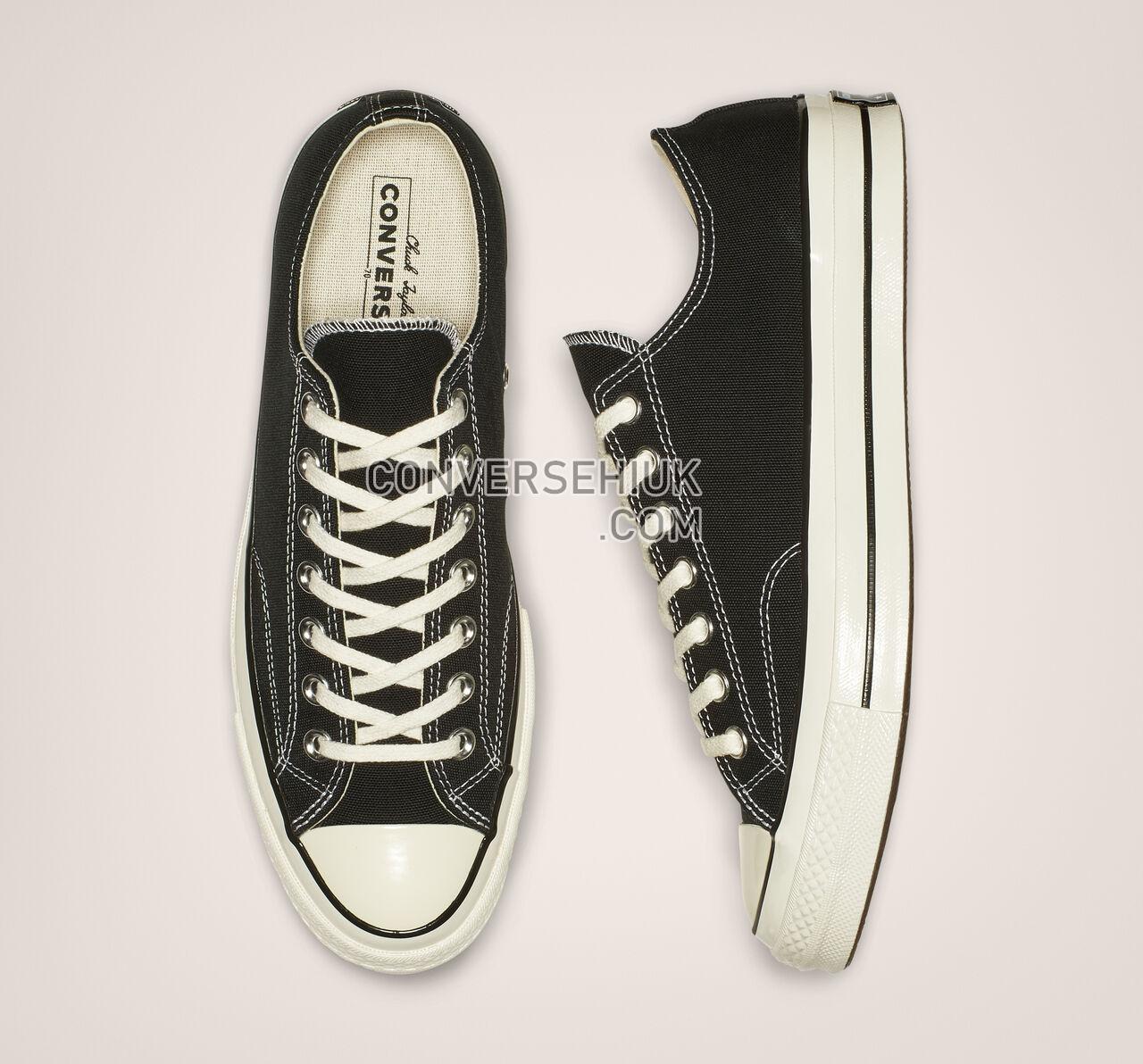 Converse Chuck 70 Low Top Black/Black/Egret 162058C Shoes