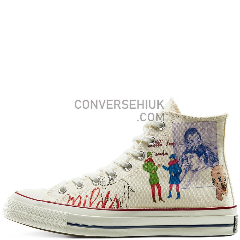 Converse Spencer McMullen Converse Artist Series Chuck 70 High Top Egret/multi/egret 168183C Shoes