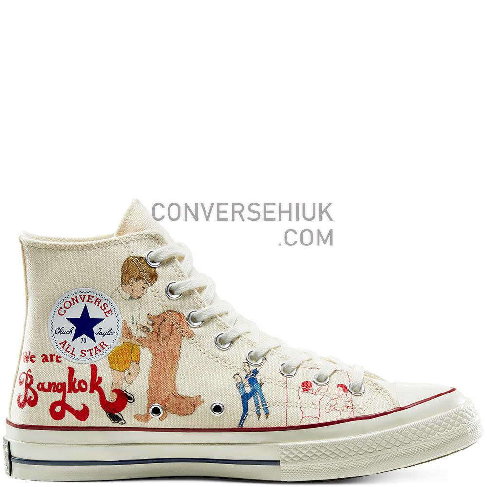 Converse Spencer McMullen Converse Artist Series Chuck 70 High Top Egret/multi/egret 168183C Shoes