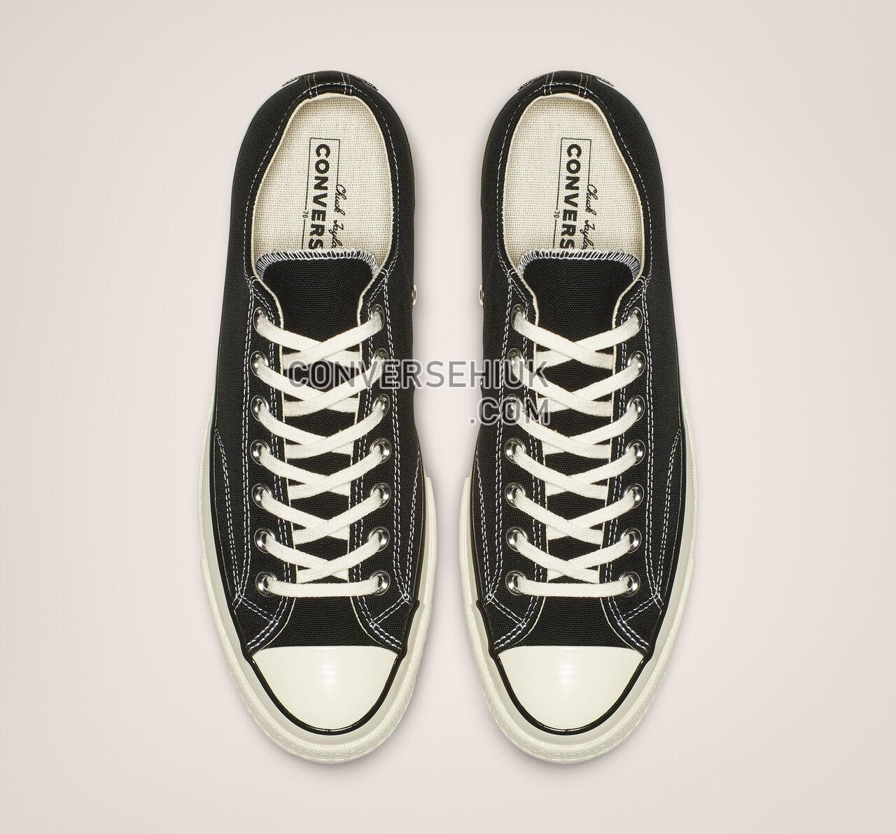 Converse Chuck 70 Low Top Black/Black/Egret 162058C Shoes