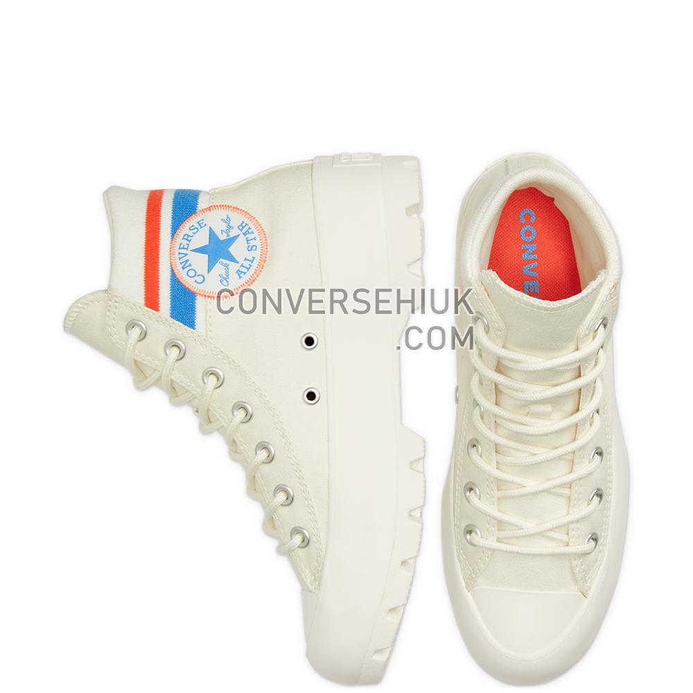 Converse Varsity Lugged Chuck Taylor All Star High Top Egret/vermilion Red/coast 567160C Shoes