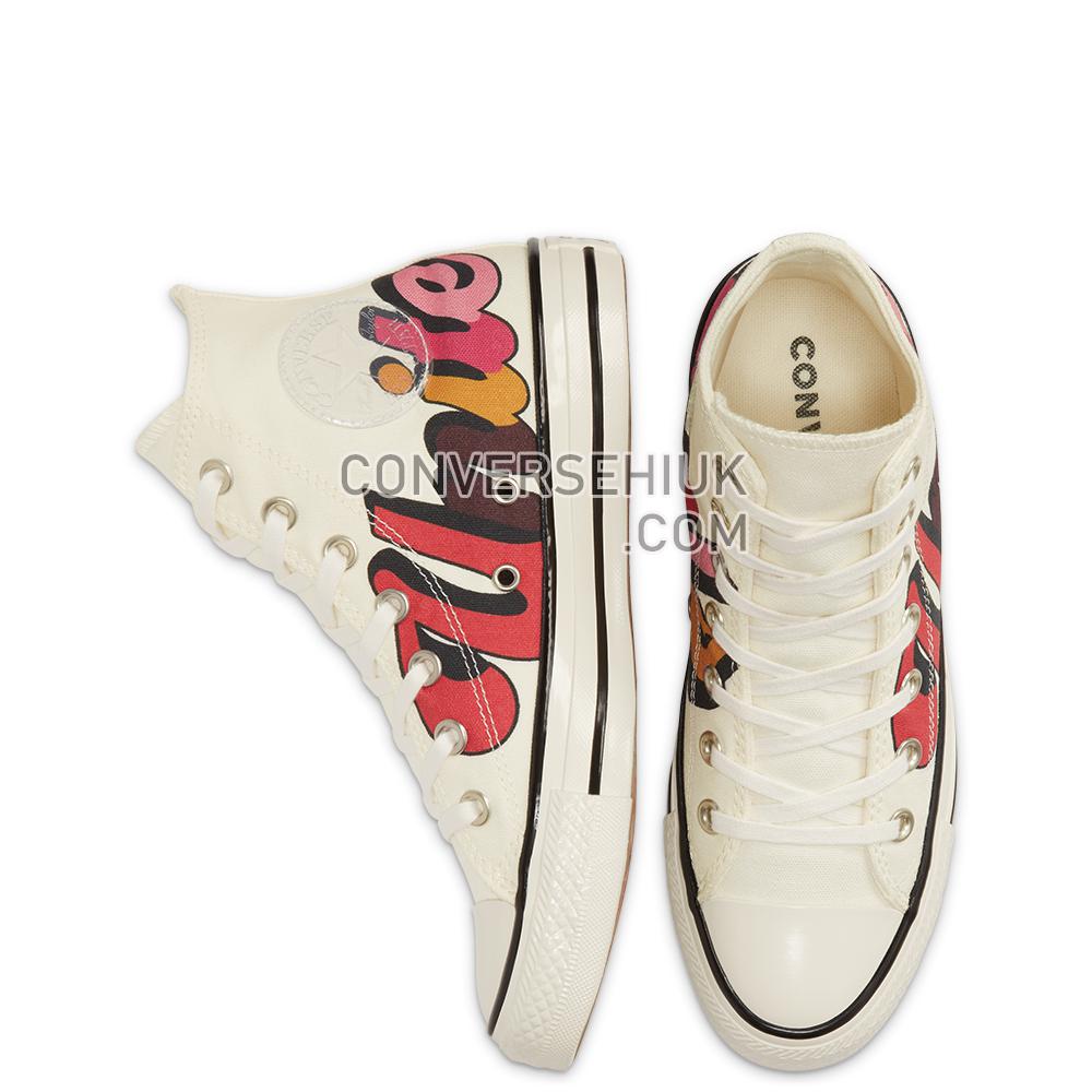 Converse Womens Girls Unite Chuck Taylor All Star High Top Egret/egret/black 567999C Shoes