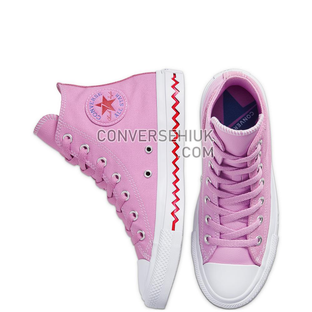 Converse VLTG Suede Chuck Taylor All Star High Top Shoe Peony Pink/university Red 567166C Shoes