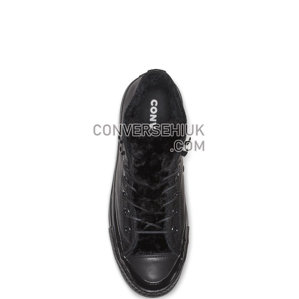 Converse Ctas Lift Ripple Hi In Black/black/black 562422C Shoes