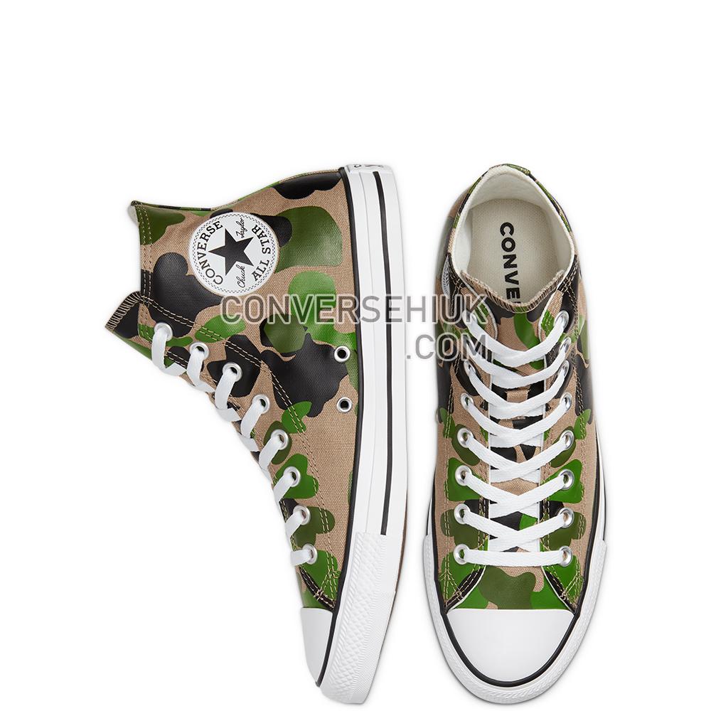 Converse Archival Camo Chuck Taylor All Star High Top Shoe Black/candied Ginger/white 166714C Shoes