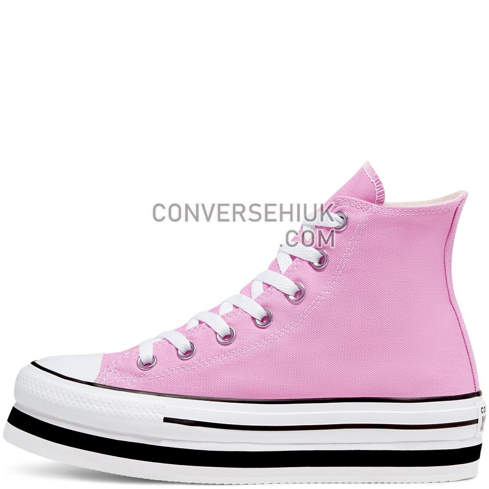 Converse Everyday Platform Chuck Taylor All Star High Top Peony Pink/white/black 567995C Shoes