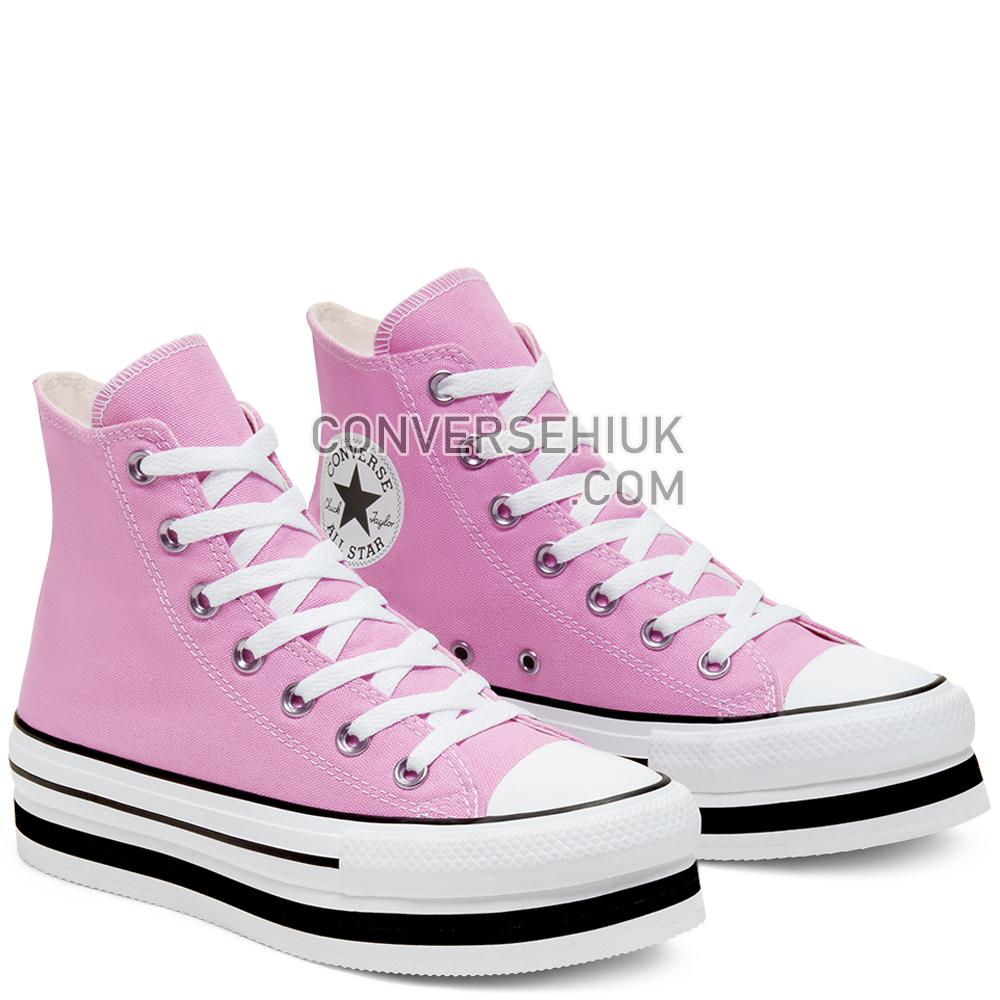 Converse Everyday Platform Chuck Taylor All Star High Top Peony Pink/white/black 567995C Shoes