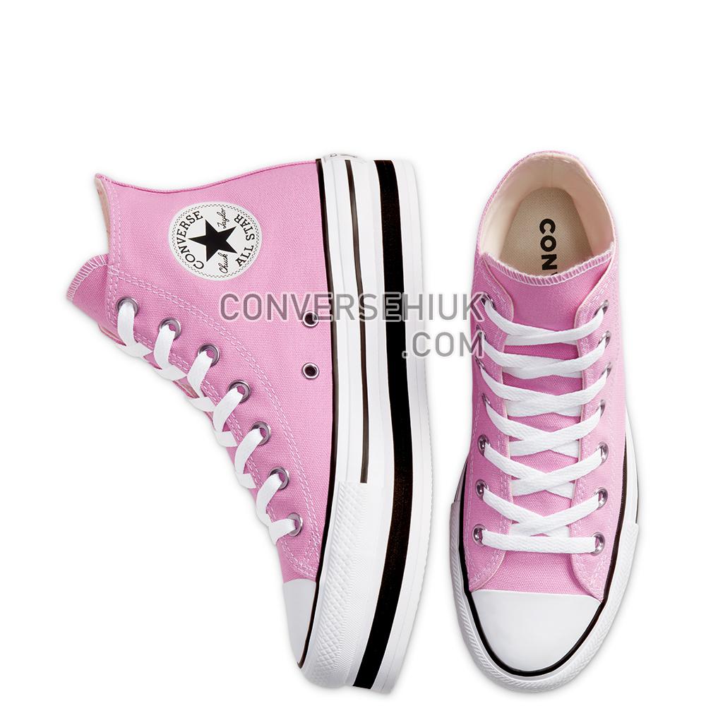 Converse Everyday Platform Chuck Taylor All Star High Top Peony Pink/white/black 567995C Shoes