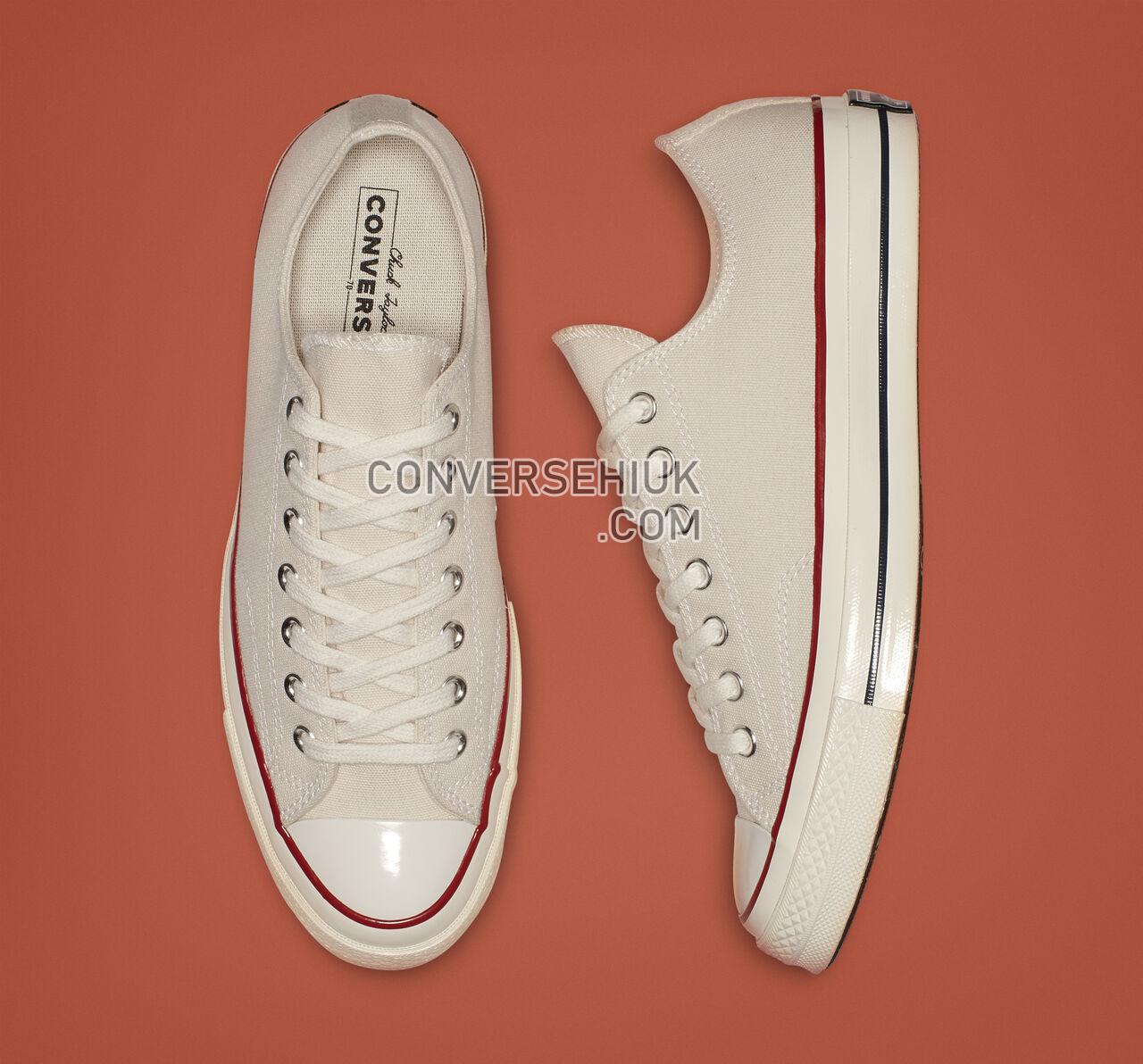 Converse Chuck 70 Low Top Parchment/Garnet/Egret 162062C Shoes