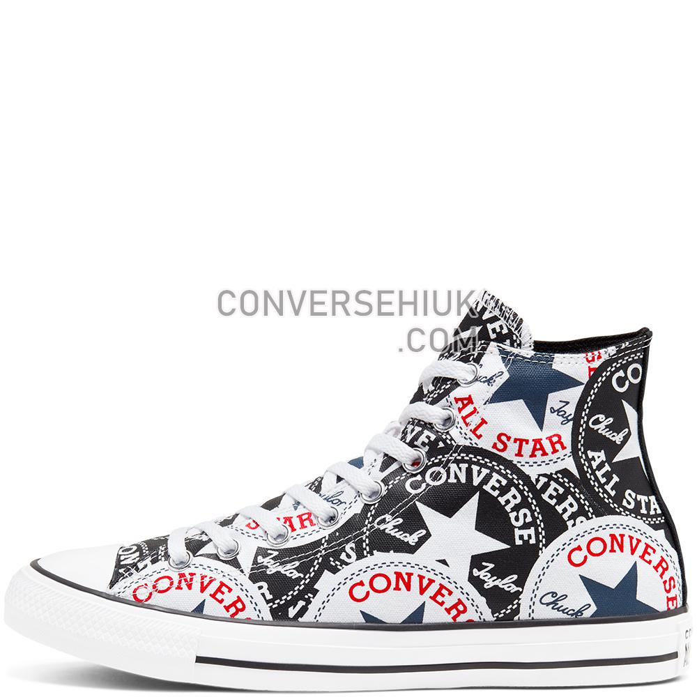 Converse Logo Play Chuck Taylor All Star High Top Black/multi/white 166985C Shoes