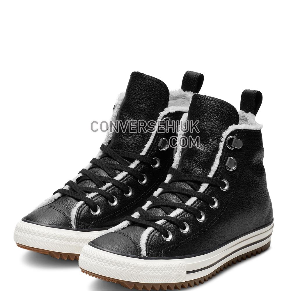 Converse Chuck Taylor All Star Hiker Leather High Top Black/egret/gum 161512C Shoes