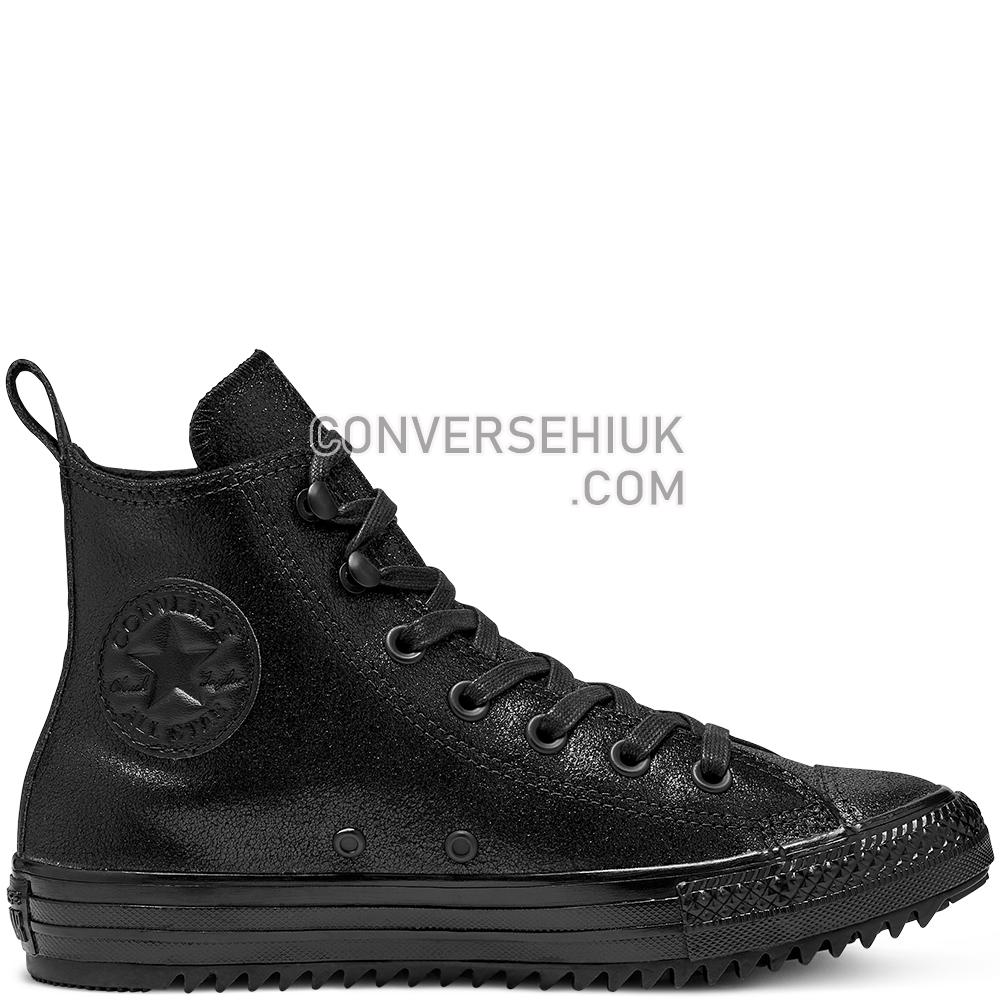 Converse Womens Space Mountain Hiker Chuck Taylor All Star High Top Black/black/black 566111C Shoes