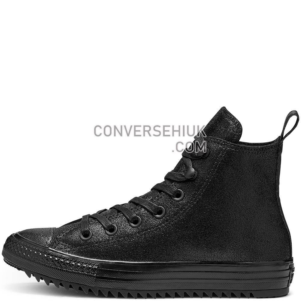 Converse Womens Space Mountain Hiker Chuck Taylor All Star High Top Black/black/black 566111C Shoes