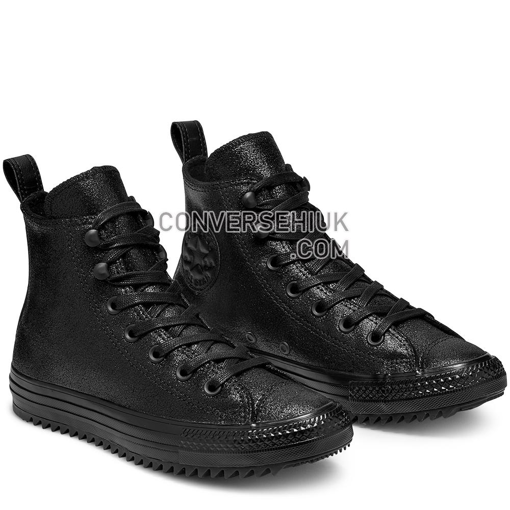 Converse Womens Space Mountain Hiker Chuck Taylor All Star High Top Black/black/black 566111C Shoes