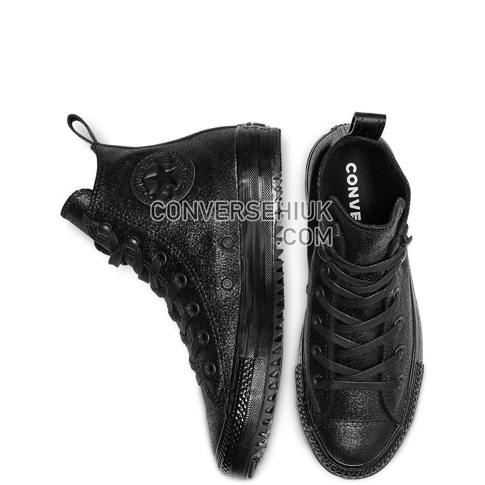 Converse Womens Space Mountain Hiker Chuck Taylor All Star High Top Black/black/black 566111C Shoes