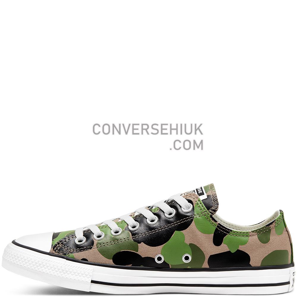 Converse Archival Camo Chuck Taylor All Star Low Top Black/candied Ginger/white 166715C Shoes