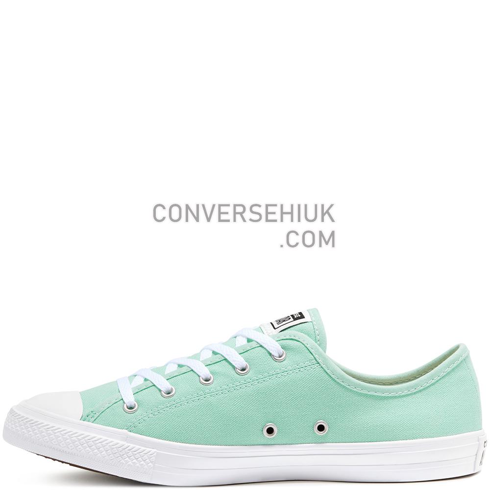 Converse Seasonal Colour Dainty Chuck Taylor All Star Low Top Ocean Mint/white/white 566771C Shoes