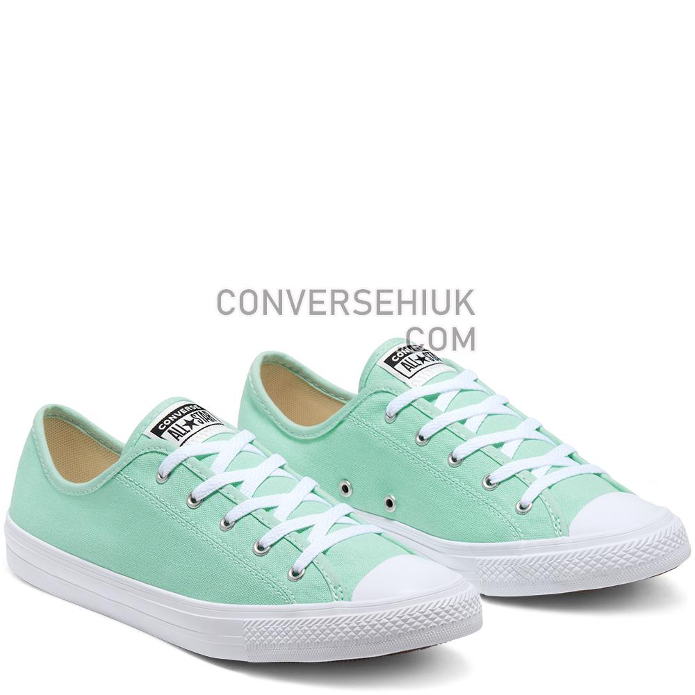 Converse Seasonal Colour Dainty Chuck Taylor All Star Low Top Ocean Mint/white/white 566771C Shoes