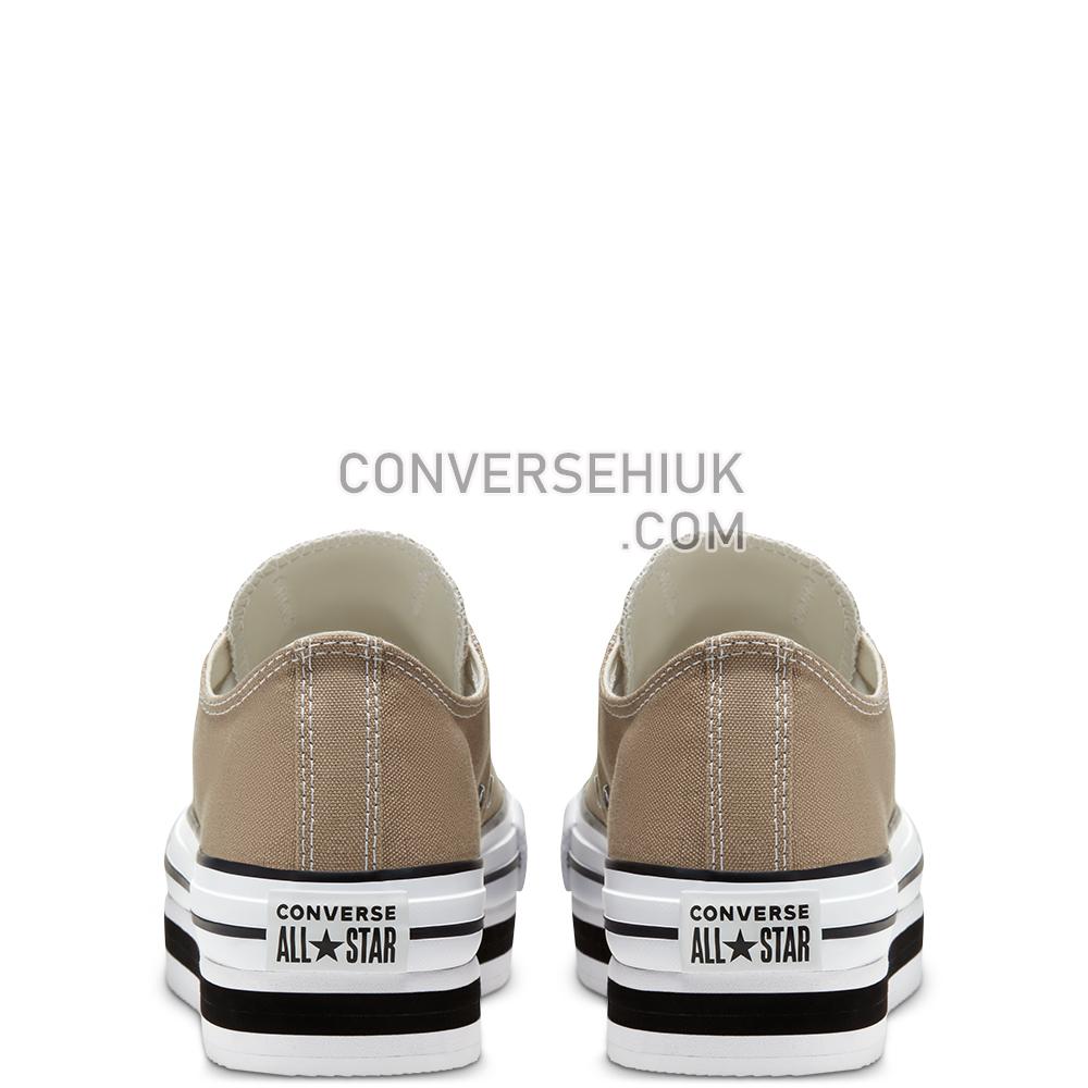 Converse Everyday Platform Chuck Taylor All Star Low Top Khaki/white/black 567997C Shoes