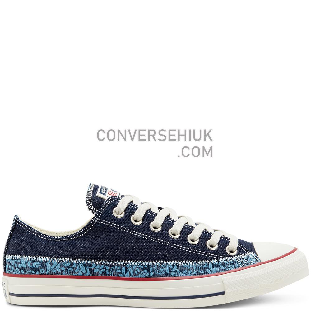 Converse Unisex Chuck 70 Low Top Navy/egret/blue Coast 167965C Shoes