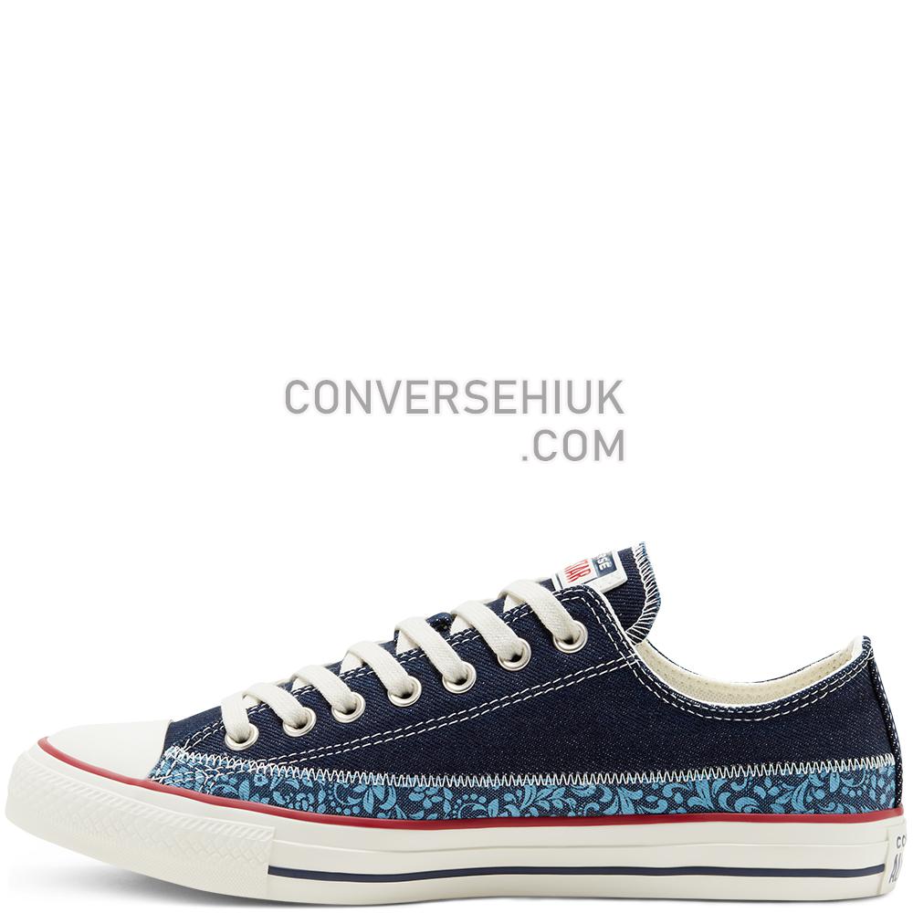 Converse Unisex Chuck 70 Low Top Navy/egret/blue Coast 167965C Shoes