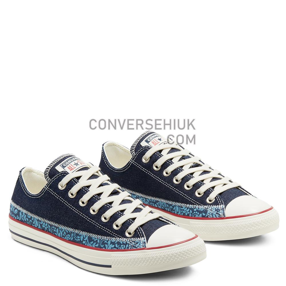 Converse Unisex Chuck 70 Low Top Navy/egret/blue Coast 167965C Shoes