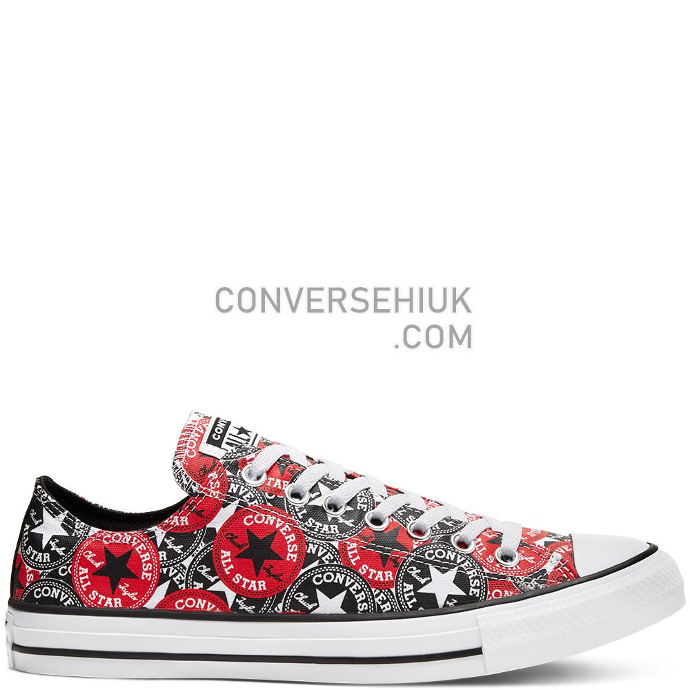 Converse Logo Play Chuck Taylor All Star Low Top University Red/black/white 166986C Shoes