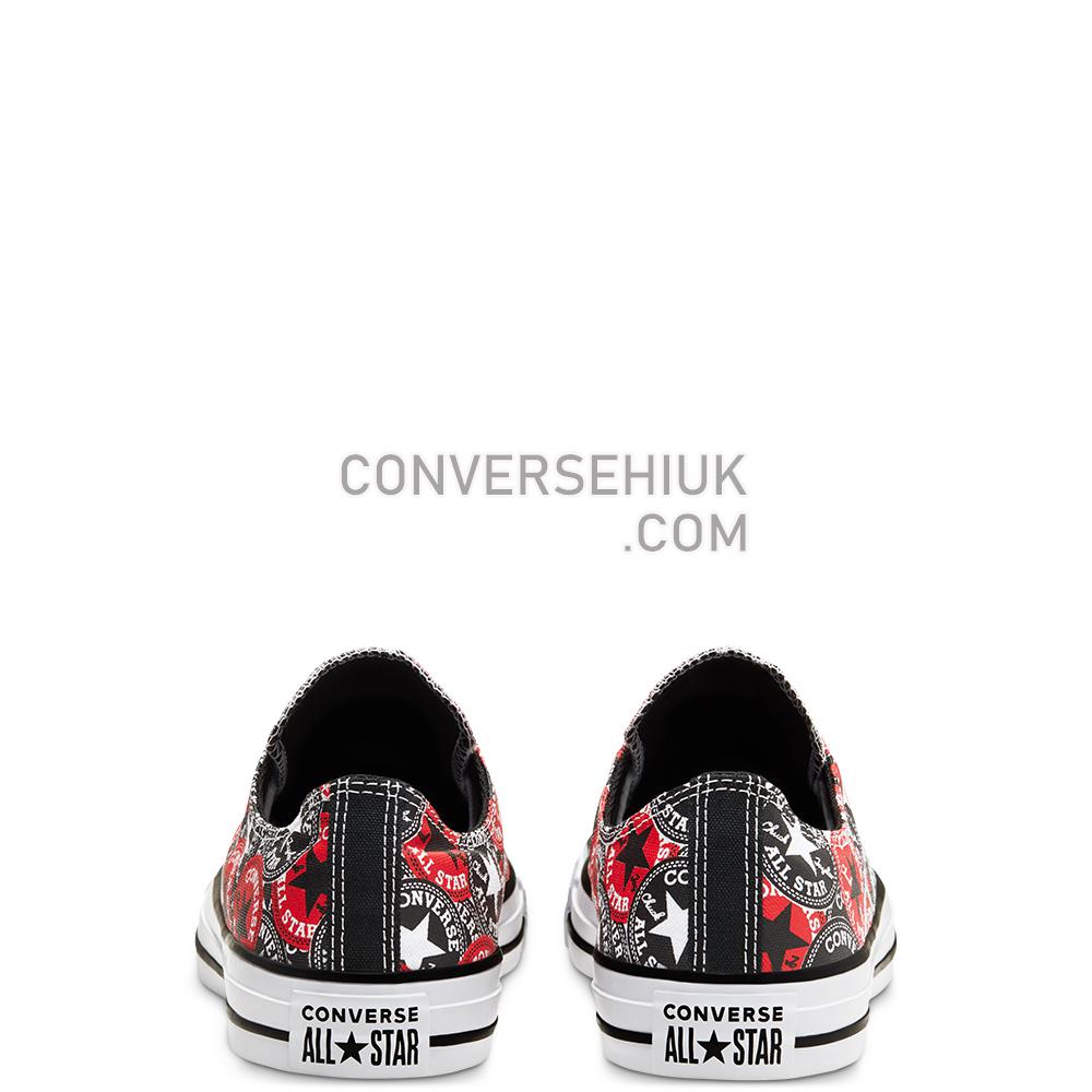 Converse Logo Play Chuck Taylor All Star Low Top University Red/black/white 166986C Shoes