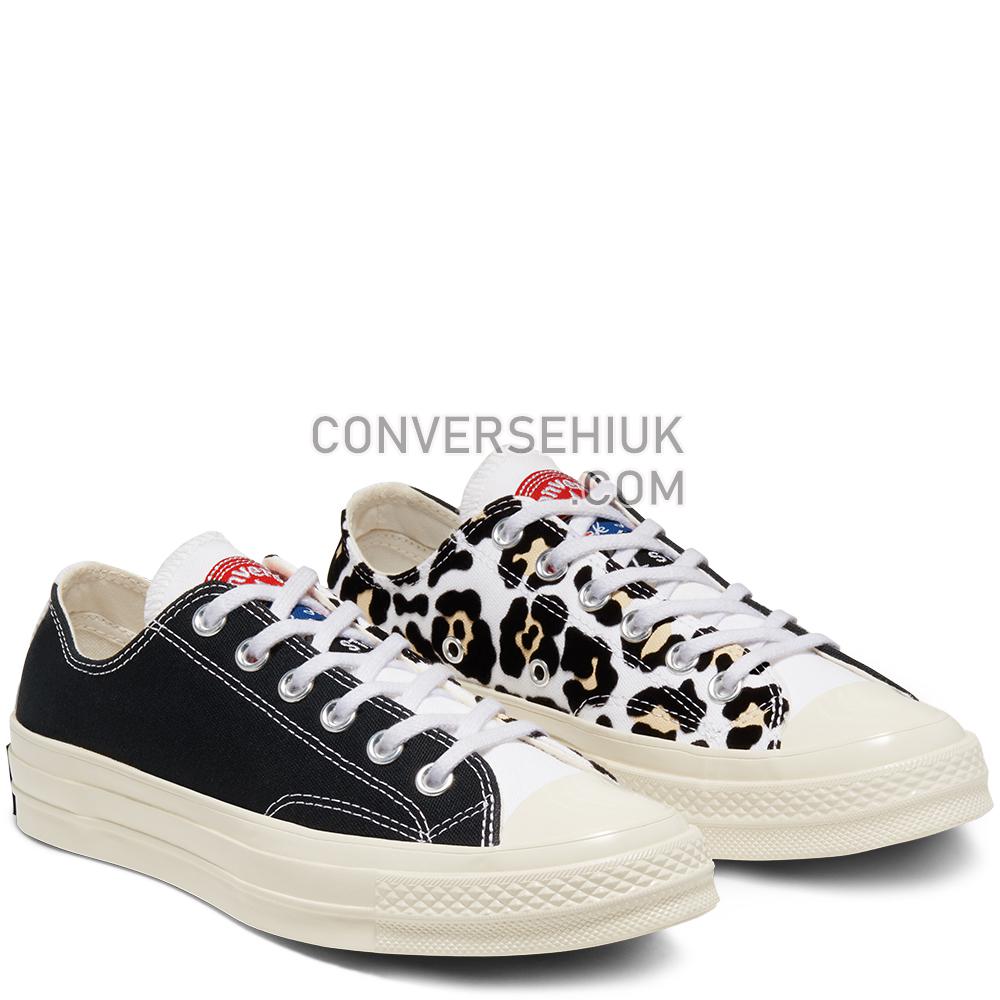 Converse Logo Play Chuck 70 Low Top White/black/desert Ore 166749C Shoes