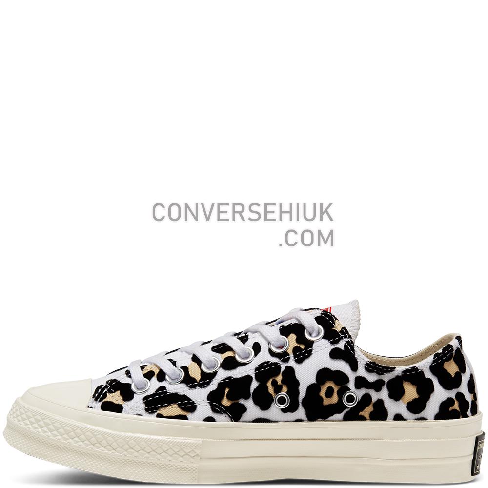 Converse Logo Play Chuck 70 Low Top White/black/desert Ore 166749C Shoes