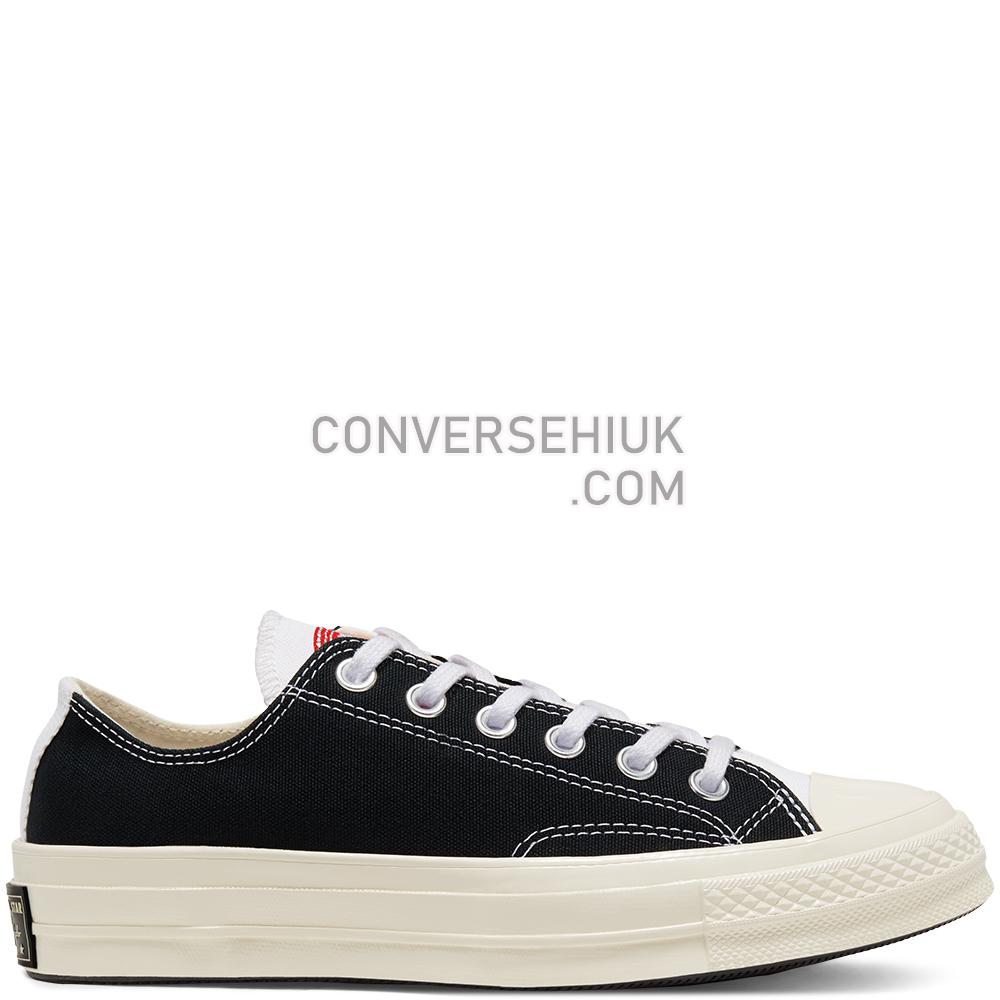 Converse Logo Play Chuck 70 Low Top White/black/desert Ore 166749C Shoes