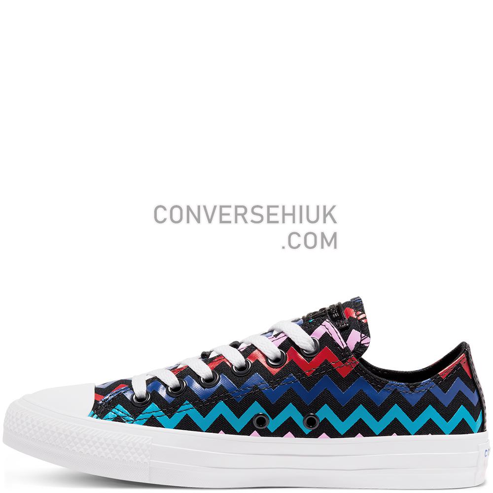 Converse VLTG Chuck Taylor All Star Low Top Black/peony Pink/rapid Teal 567102C Shoes