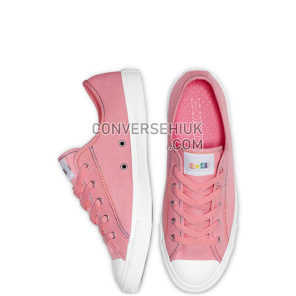 Converse Chuck Taylor All Star Dainty Rainbow Low Top Coastal Pink/yellow/white 564980C Shoes