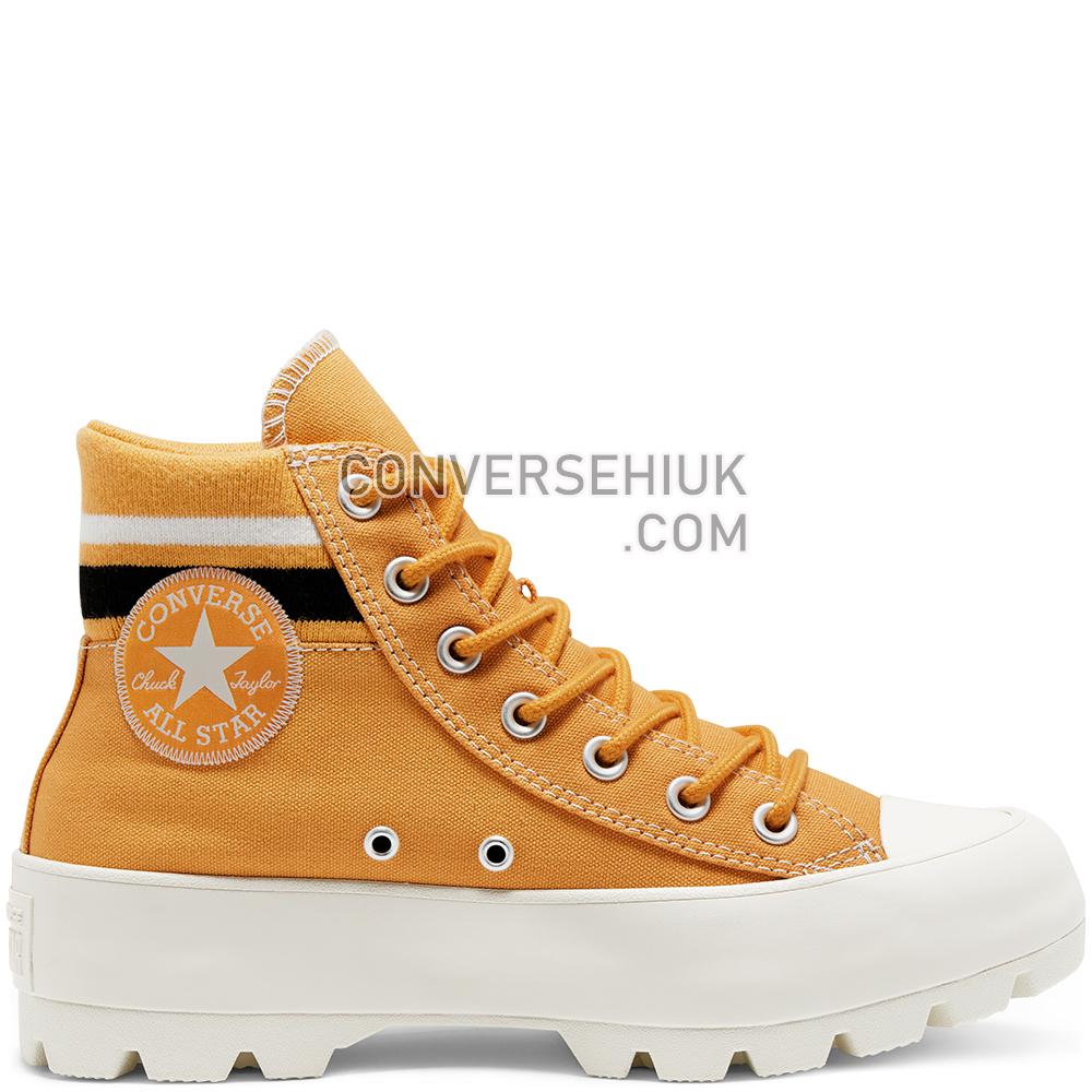 Converse Womens Lugged Varsity Chuck Taylor All Star High Top Sunflower Gold/black/egret 567161C Shoes