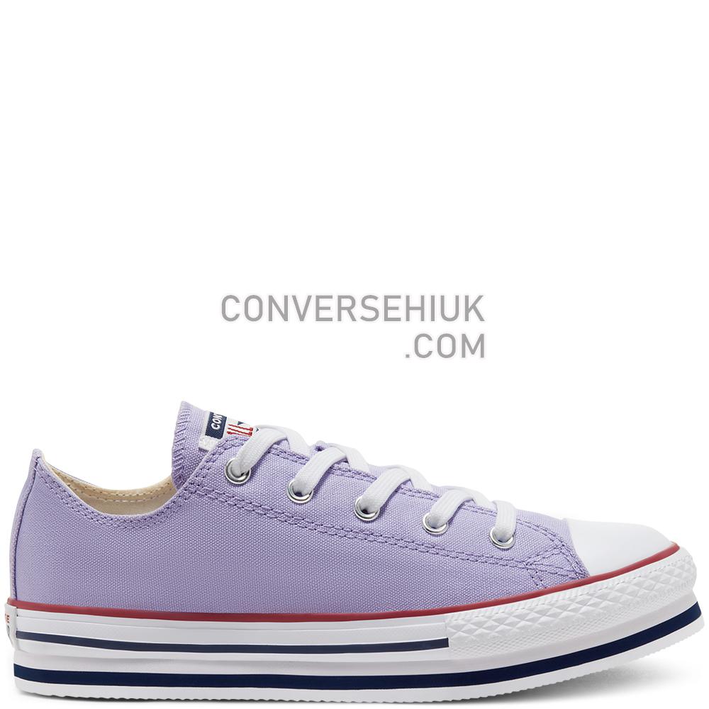 Converse CTAS PLATFORM EVA OX Moonstone Violet/midnight Navy 668029C Shoes