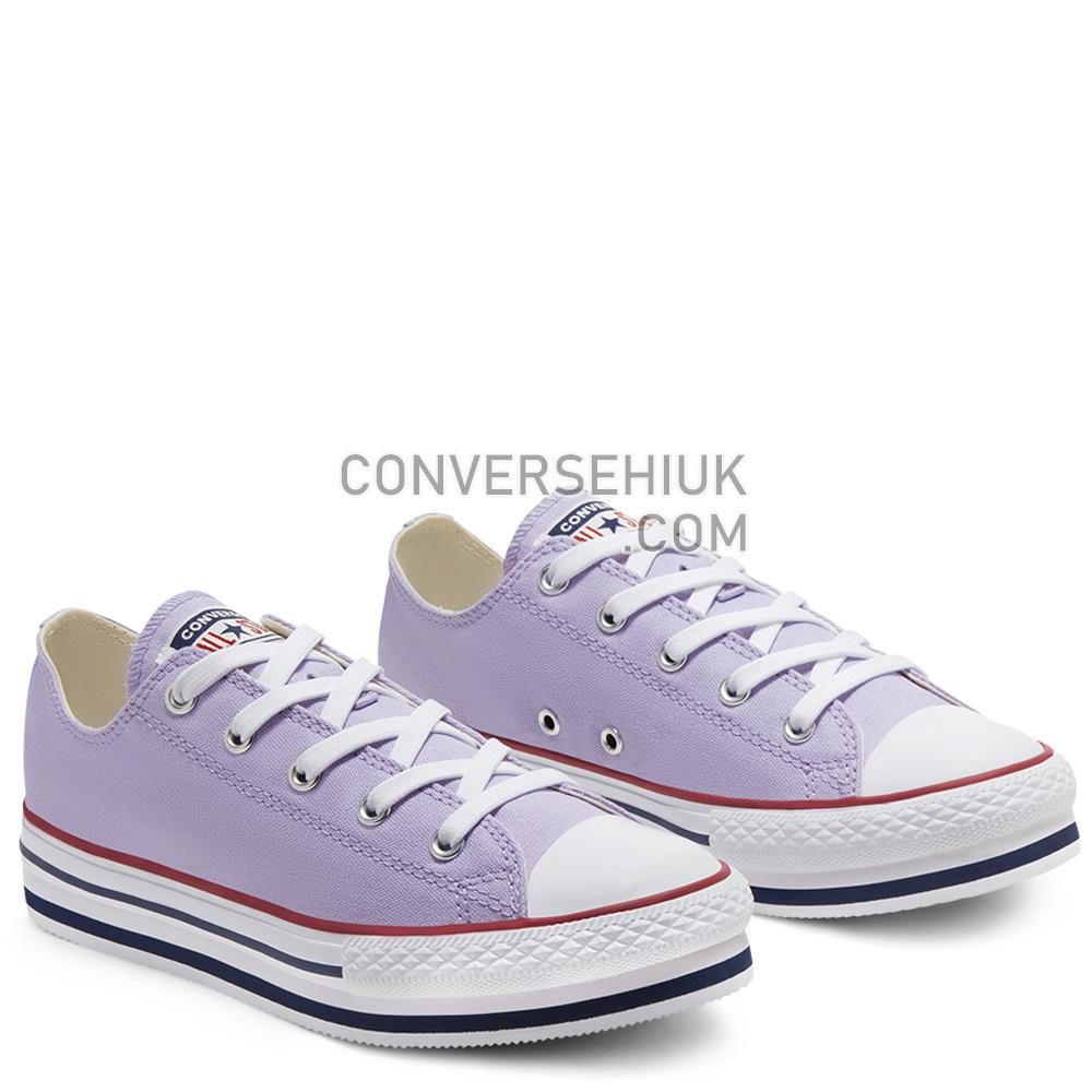 Converse CTAS PLATFORM EVA OX Moonstone Violet/midnight Navy 668029C Shoes