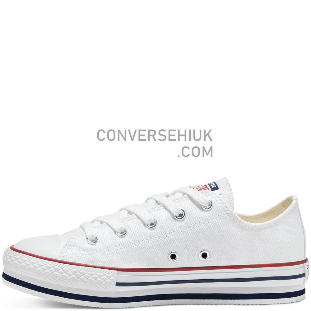 Converse Everyday Platform Chuck Taylor All Star Low Top White/midnight Navy/garnet 668028C Shoes