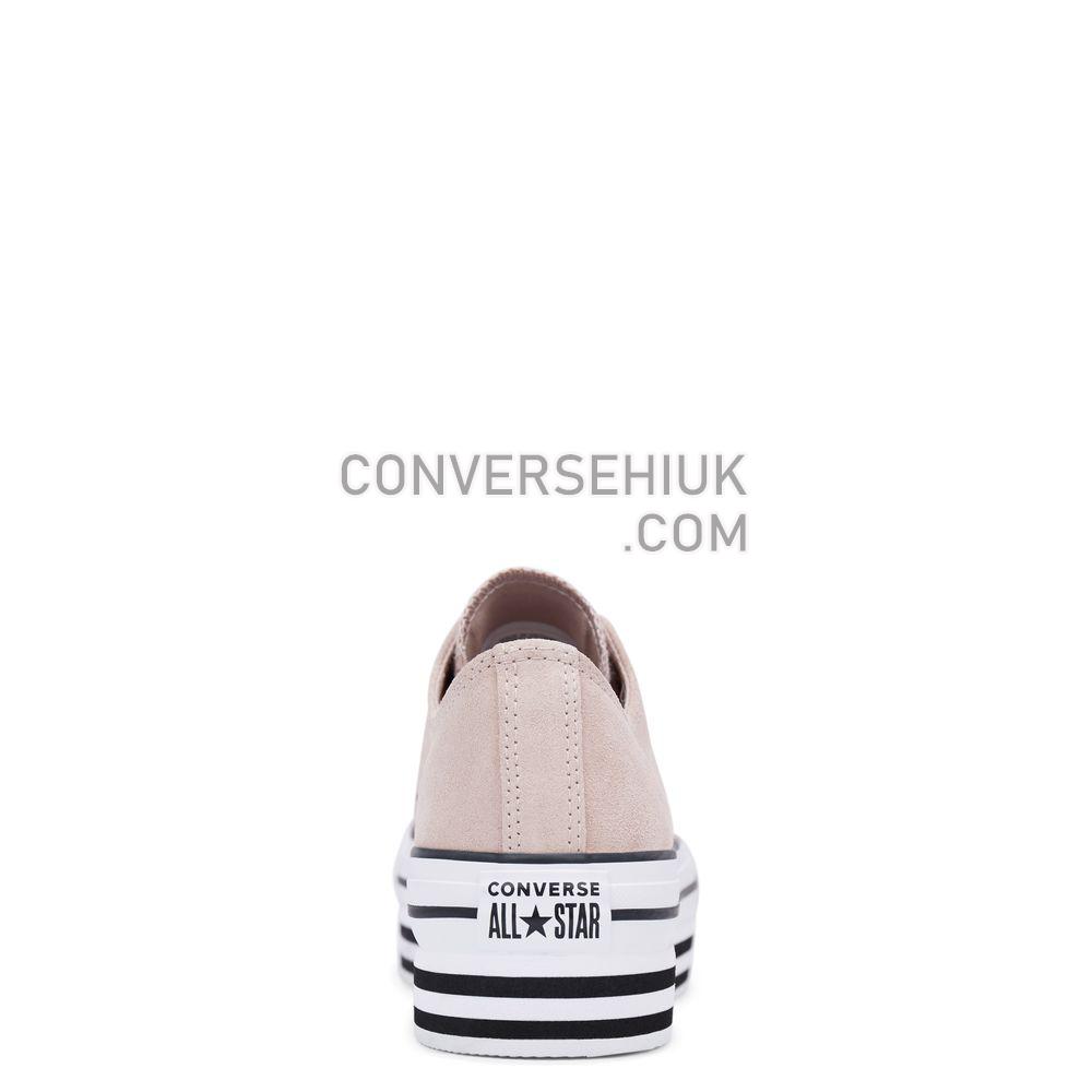 Converse Chuck Taylor All Star Platform Suede Low-Top Diffused Taupe/white/black 565706C Shoes