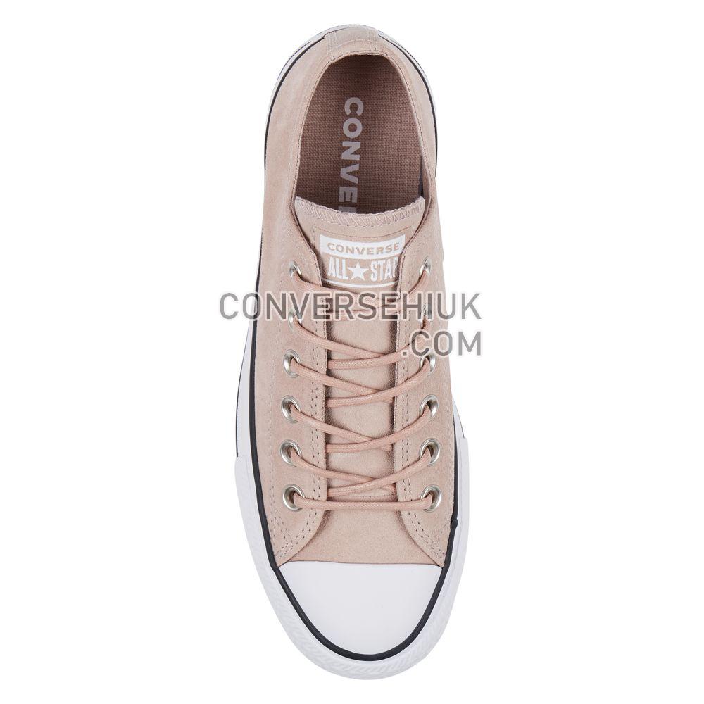 Converse Chuck Taylor All Star Platform Suede Low-Top Diffused Taupe/white/black 565706C Shoes