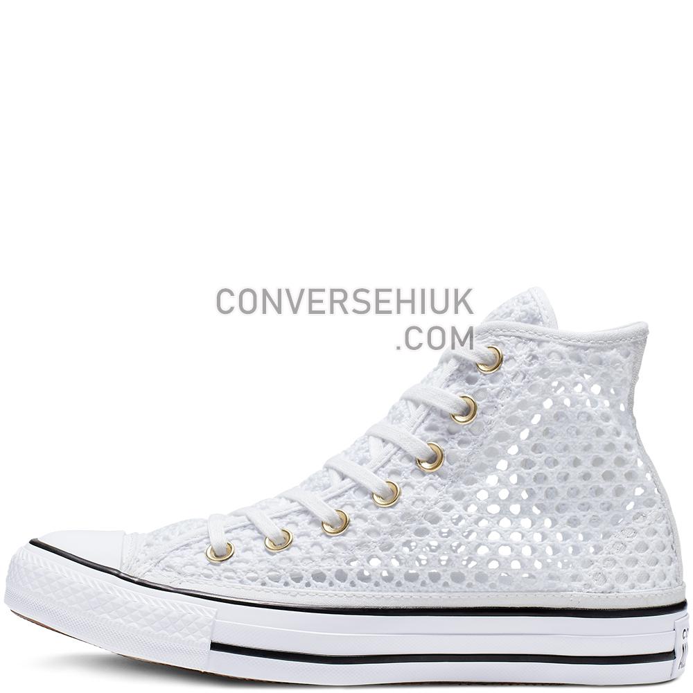 Converse Chuck Taylor All Star Crochet High Top White/black/white 564870C Shoes