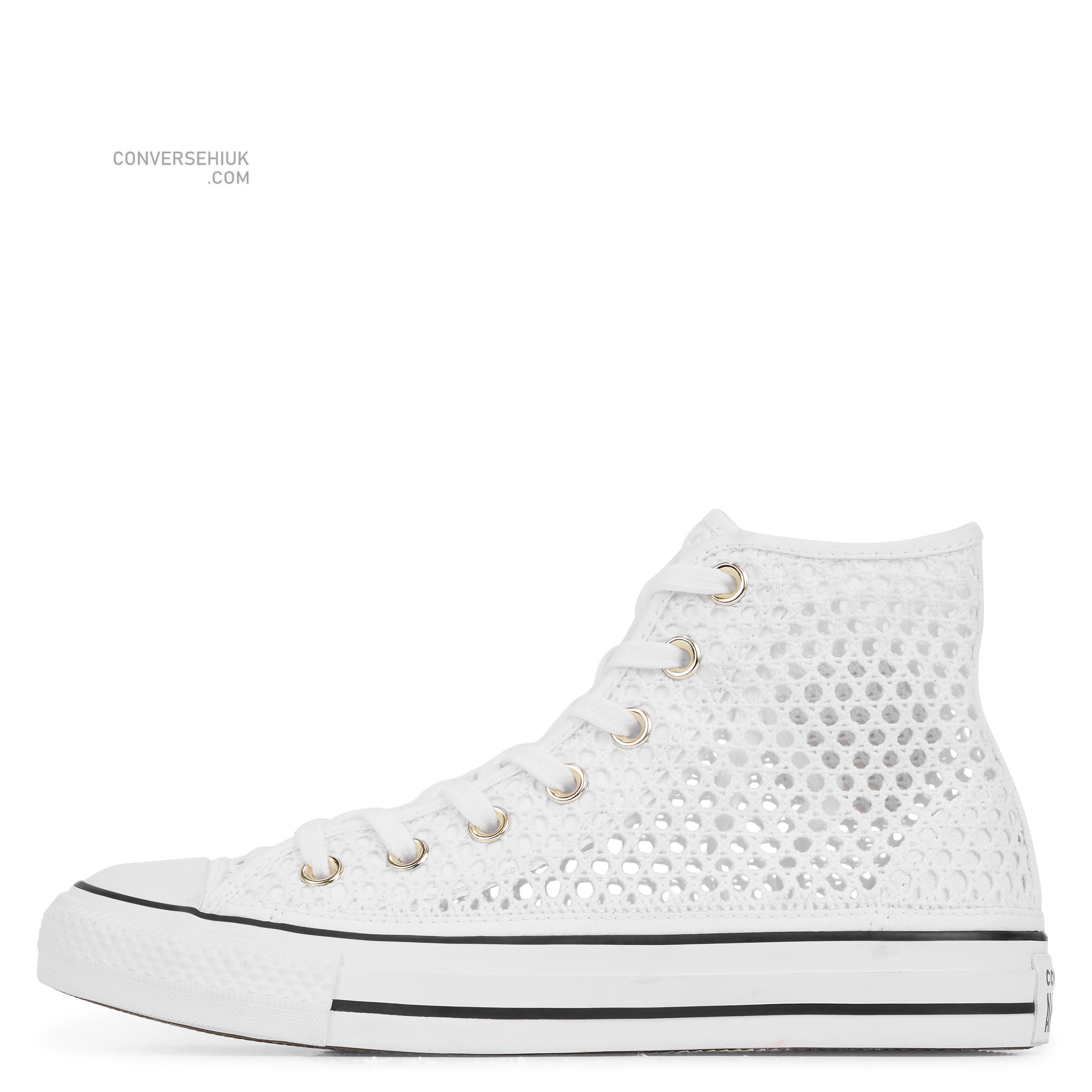 Converse Chuck Taylor All Star Crochet High Top White/black/white 564870C Shoes