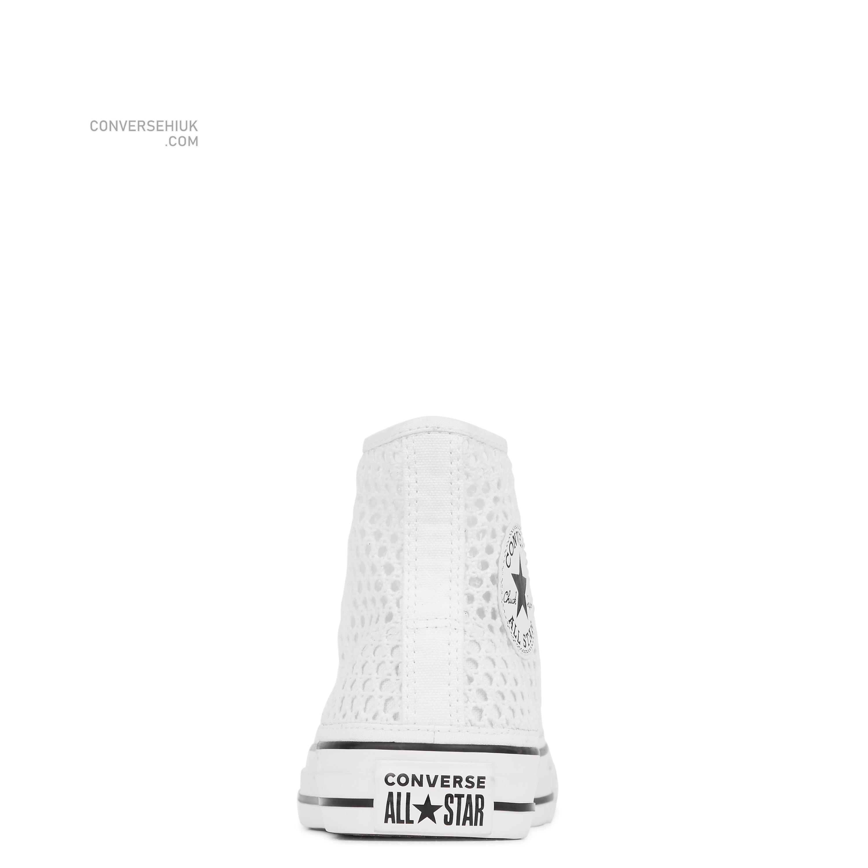 Converse Chuck Taylor All Star Crochet High Top White/black/white 564870C Shoes