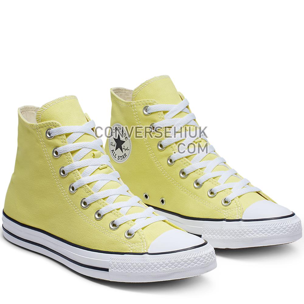 Converse Chuck Taylor All Star Seasonal Color High Top Lt Zitron/white/black 165497C Shoes