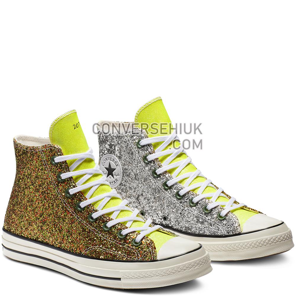 Converse x JW Anderson Chuck 70 Glitter High Top Gold/silver/egret 164696C Shoes