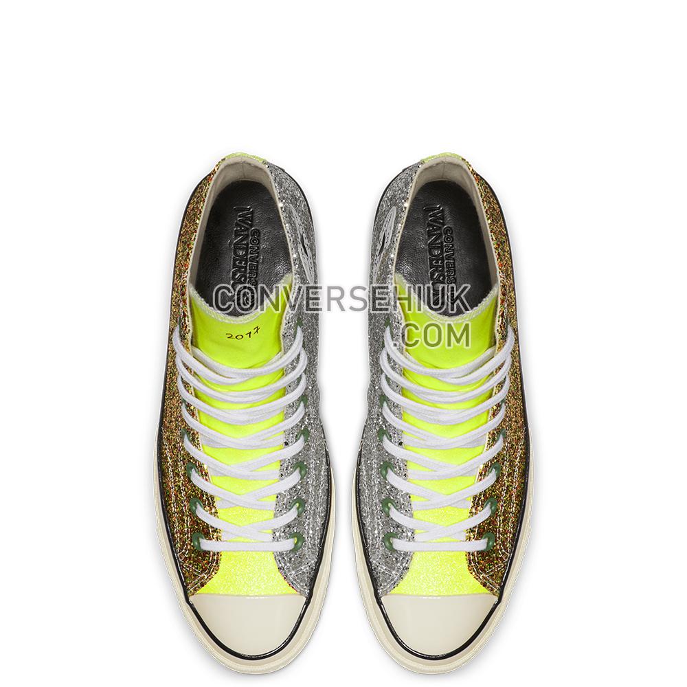 Converse x JW Anderson Chuck 70 Glitter High Top Gold/silver/egret 164696C Shoes