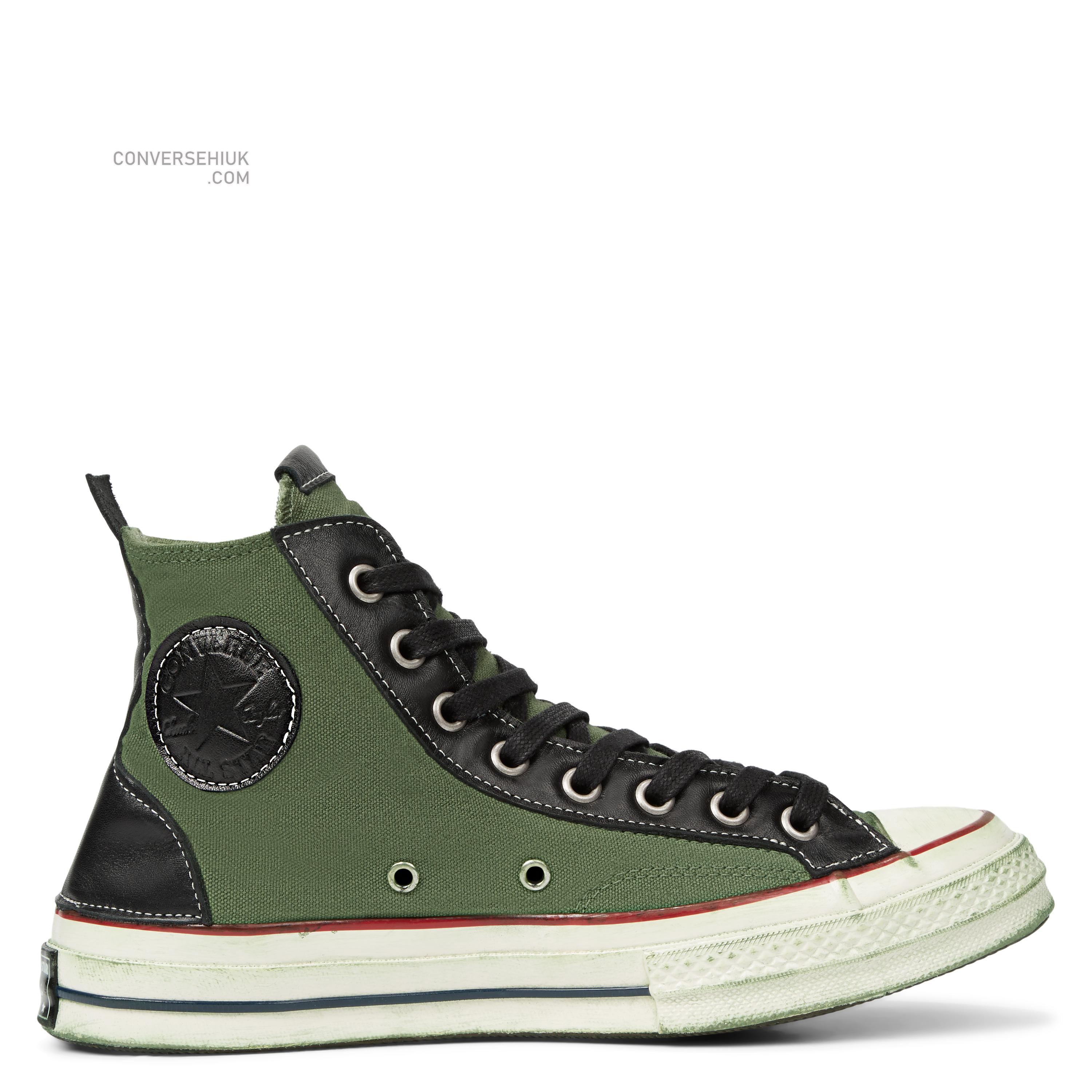 Converse Chuck 70 Vintage High Top Parchment/space Vintage/green 165802C Shoes