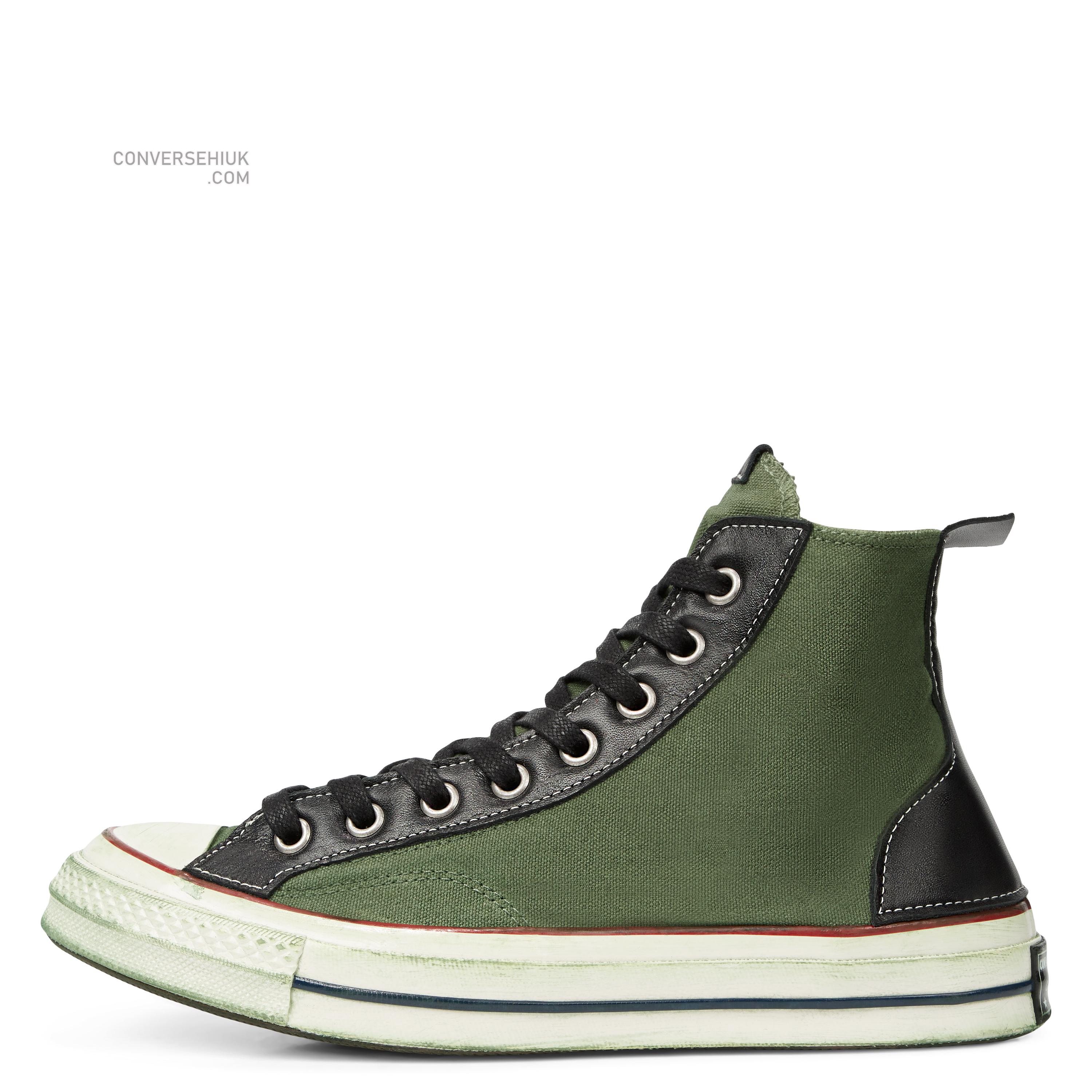 Converse Chuck 70 Vintage High Top Parchment/space Vintage/green 165802C Shoes